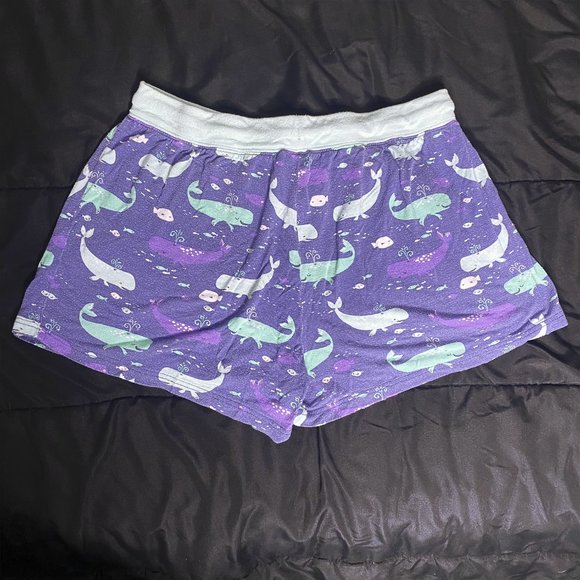 Cute Ocean / Marine Themed Pajama Shorts - M/L - Picture 2 of 3